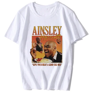 Ainsley Harriott Meeste T-Särk Vabaaja Grunge Tee Graafiline Street Style Kanda Lahe Mood Naljakas Särk Paaride t-särk
