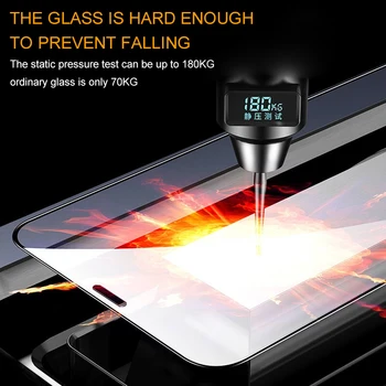 500D Kaardus Kaitsva Karastatud Klaas iPhone X XS 11 Pro Xs Max XR Klaas Ekraani Kaitsekile iPhone XR X XS Max Klaasi Film