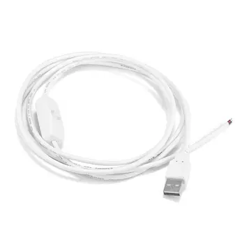 200pcs Lamp USB-Kaabli abil SISSE/VÄLJA Lüliti-USB Plug Power Extension Cable 1m-1,5 m 2m Vask Elektrijuhtmed LED Ribad