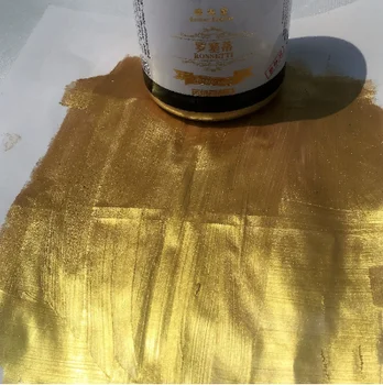 300ml Kuldne Akrüülvärv Buddha Kuju High-end Väljas Veekindel Kulla Värvi Glittervärv DIY Värvitud Akrüül Värv