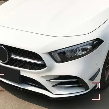 Mõeldud Mercedes-benz A-Klass W177 A180 A200 A220 A250 AMG 2019+ Auto Esi-Kaitseraua Alumine Lip Splitter Canard Sisekujundus Stiil Liistud