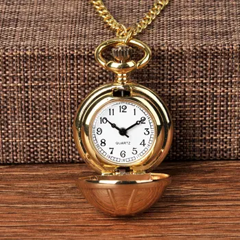 8890Retro fashion, luxury gold mini avatud quartz watch taskukella, mille ahela lastele kingitus, armas tabel