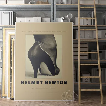 Helmut Newtoni Näitus Prindib Plakat, Kinga Monte Carlo 1983 Pilti, Newton Vintage Seina Kleebised, Suur Suu Kinga Seina Värvimine