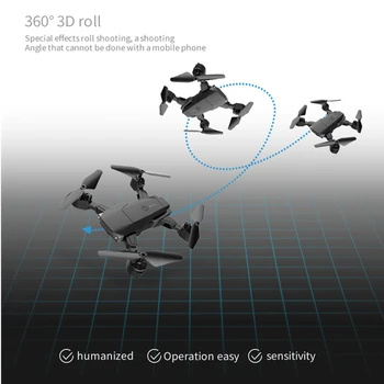 2 pr Mini Undamine 4K HD Dual Camera, WIFI, FPV Selfie Quadcopter Kõrgus Hoidke Lennu Peata Mode Kokkupandav RC Helikopter Mänguasi Kingitus