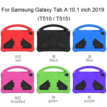 Samsung Galaxy Tab 10.1 2019 T510 T515 SM-T510 SM-T515 Juhul Kids Safe Kate põrutuskindel EVA Vaht Käes Tablett Varrukas