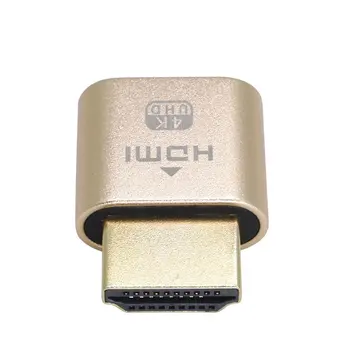 VGA Kaevandamine Virtuaalne Ekraan Adapter HDMI 1.4 DDC EDID Dummy Plug Peata Vaimu Ekraan Emulaator Video kaardi Lukk plaat