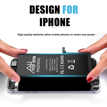 PINZHENG Aku iPhone 6 6s 7 8 Pluss Originaal Suure Mahutavusega Bateria Asendamine Aku iPhone 11 X Xs 11Pro Max Xr