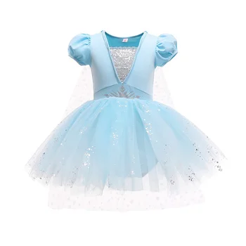 3-10 Aastat Tüdruk Elsa Anna Sofia Lumi Valge Rapunzel Kleit Külmutatud Kostüüm Lapsed Suvel Tutu Ballett Tantsu Kleit Tüdruk Printsess Kleit