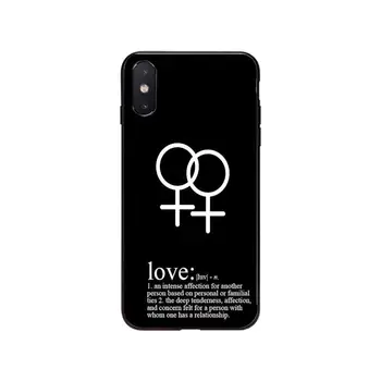 Gay Pits romantika Must mobiiltelefoni Puhul iPhone 12 7 8 Plus X XS Max XR Coque Case For iphone 5s SE 2020 6 6s 11Pro 12mini