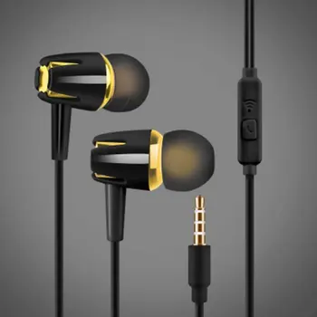 Juhtmega Kõrvaklapid Galvaanilise Bass Stereo In-ear Kõrvaklapid koos Mikrofoniga Hansfree Kõne Telefoni Kõrvaklapid Android ja iOS