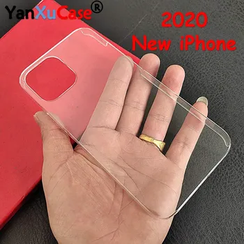 YanXu 2020. aasta Uus Telefon Case For iPhone 12 Pro Max Ultra Õhuke Plastist Kõva PC Selge tagakaas Uus iPhone 12 5.4