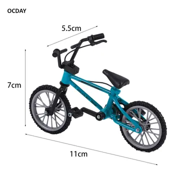Sulam mini Sõrme Bikes Sõrme juhatuse jalgratta Mänguasjad Koos Piduri Trossi Sinine Simulatsiooni Sulamist Sõrme bmx Bike Lastele Kingitus, Mini Suurus
