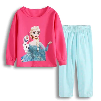 Disney Armas pidžaama Komplekt Lumi Valge Baby Siserõivad Elsa Väikelapse Riided Lastele, Tüdruk Lounge Riided Pikk Varrukas Cartoon Pyjama
