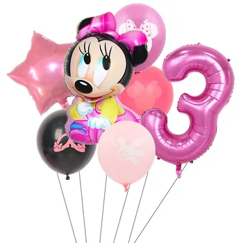 7tk Disney Miki Hiir Poole Õhupallid Minnie Õhupallid 32