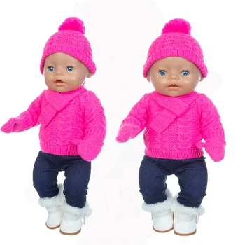 18 tolline baby new born american OG tüdruk jõulud nuku riideid terav seelik 3 tükki laste jõulud kingitus Komplekt