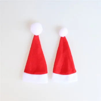 10TK Jõulud Mütsid, Mütsid Söögiriistad Mini Omanik Kahvel Lusikas Tasku Jõulud Decor Kott Söögiriistad Kingitus Kotid Armas Tasku #45