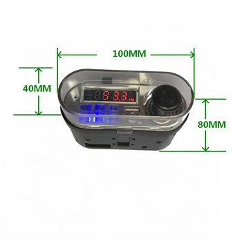 Mootorratta Audio Sound System Stereo Kõlar Veekindel Mootorratas Roller FM-Radio Bluetooth USB-TF MP3-Pleier Komplekt