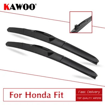 KAWOO Honda FIT Autode Kummist Windcreen harjadega 2004 2005 2006 2007 2008 2009 2010 2011 2012 2013 2016 2017 2018