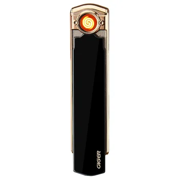 Ultra Õhuke Plasma Laetav Kergem USB Tsükli Elektroonilise Induktsiooni Kütte Traat Volfram Kergem Metall-Sigaret Hingav
