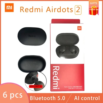 20/50 Tükki Xiaomi Redmi Airdots 2 TWS Traadita bluetooth-5.0 Kõrvaklapid Stereo Müra Vähendamise Mic hääljuhtimine KÕRVAKLAPID