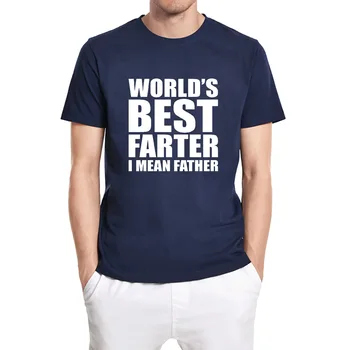 Maailma Parim Kaugemale ma Mõtlen Isa Naljakas Isa Logo T-Särk isadepäev Kingitused Meeste Lühikese Varrukaga T-särk Puuvill Tee Liiga