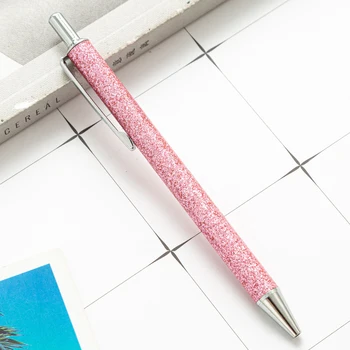 5tk Glitter peep varba kingad Crystal Pen 0.7 mm Must täitke Pastapliiats Kooli Asukoht Kirjatarvete Õpilane Kirjutamise Tööriist Töötab Geeli Pliiats