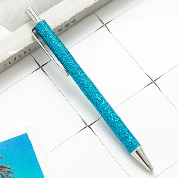 5tk Glitter peep varba kingad Crystal Pen 0.7 mm Must täitke Pastapliiats Kooli Asukoht Kirjatarvete Õpilane Kirjutamise Tööriist Töötab Geeli Pliiats