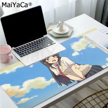 Kawaii Anime Sakurajima Mai Tüdruk Kummi PC Computer Gaming mousepad Suurus CSGO Mängu Mängija Lauaarvuti, Arvuti Sülearvuti