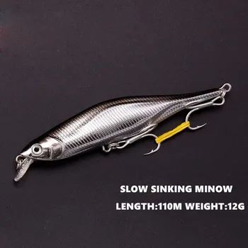 1TK Laker positsiooni kevadel kunstlik raske minow kalapüügi lures 11cm/12g jaapani stiilis wobbler bass kalapüügi Rattlins