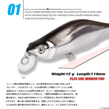 1TK Laker positsiooni kevadel kunstlik raske minow kalapüügi lures 11cm/12g jaapani stiilis wobbler bass kalapüügi Rattlins