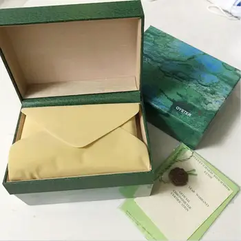 Hea kvaliteediga väike Roheline vaadata karp paberid-kaardid ja kotid Roheline vaata kasti AAA