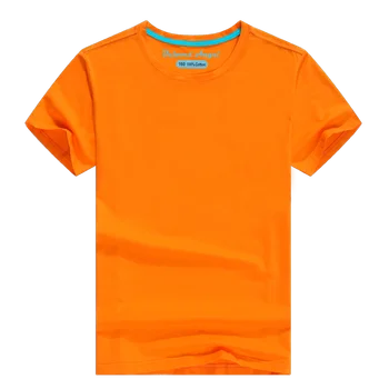 Suvel Laste T-särk (Solid Color Tüdrukute Särgid 3-15T Tops Poiste Puuvillane Lapsed Tees Kooli Väikelapse Ülerõivad Teismeline Kostüüm