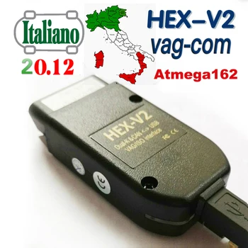2021 Kõrgeima VAGCOM 21.3 VAG COM 20.12 HEX-CAN USB Liides VW AUDI Skoda Seat VAG itaalia eesti ATMEGA162+16V8+FT232RQ