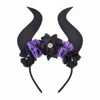 Maleficent Halloween Kostüüm Must Lilla Pikk Tutu Tüdrukute Kleit Musta Kurja Kuninganna koos Sarved Kuri Kostüümid