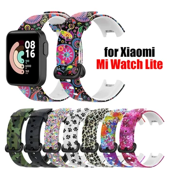Mood Trükkimine Silikoonist Rihm Jaoks Xiaomi Mi Vaadata Lite xiomi xiami xioami Miwatch Watchlite Redmi Watch Fashion Watchband