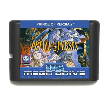 Prince of Persia 2 MD 16 bitine Mängu Kaardi Jaoks Sega Mega Drive Jaoks Genesis