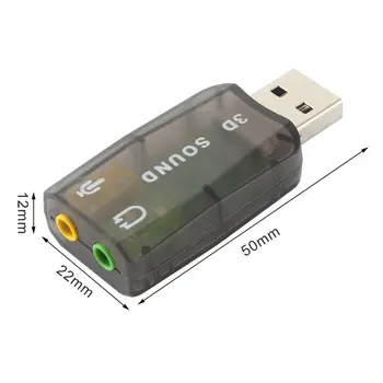 USB2.0 Heli Peakomplekti, Kõrvaklapid Kõrvaklappide Mikrofoni tundlikkus Mikrofoni Pesa Converter-Adapter, mille Dünaamiline ümbritsevad tausta heli mõju
