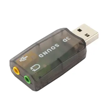 USB2.0 Heli Peakomplekti, Kõrvaklapid Kõrvaklappide Mikrofoni tundlikkus Mikrofoni Pesa Converter-Adapter, mille Dünaamiline ümbritsevad tausta heli mõju