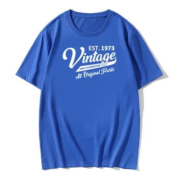 Naljakas Vintage 1973 Sünnipäeva Tees Aastapäeva Graafiline Lühikese Varrukaga T-Särk on Tehtud 1973. Aasta Vanuses Täiuslikkuse Harajuku T-särk