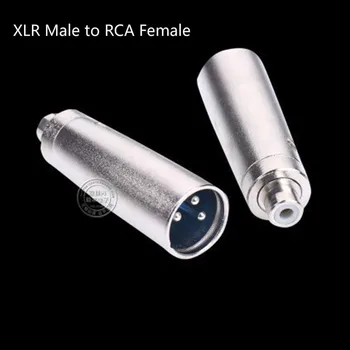 3-Pin XLR Plug Male to RCA Emane Audio Jack Adapter Connector Kohaldada Mikrofoni Võimendi XLR-RCA Adapter Pistikud