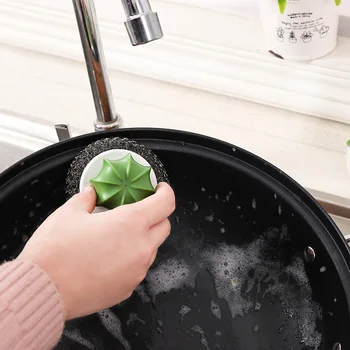 Köök, Nõud Nõudepesu Loominguline Kaussi Harja Nõudepesumasinad Seebidosaator Hot Müük Mugav Pintsel Cactus Pott Puhas Tööriist