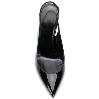 2021 luksus brändi naiste kingad musta lakknahast pikad kirjad kõrged kontsad one-piece kõrged kontsad, seksikas mood kingad