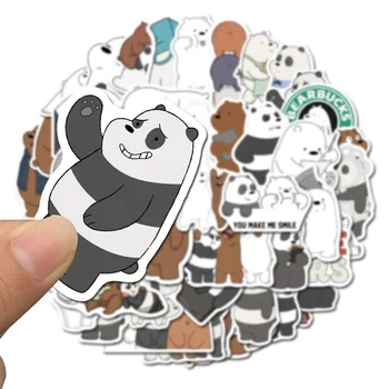 10/30/50TK cute cartoon bear graffiti laste mänguasi pagasi sülearvuti rula mobiiltelefoni veekindel kleebis teenetemärgi