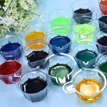 24 Värvi 5 ml Kontsentreeritud Värv Vaik Pigment Crystal Epoksüvaik Küünal Pigmendi Värvi Värvaine Ehted Tegemise Tarvikud