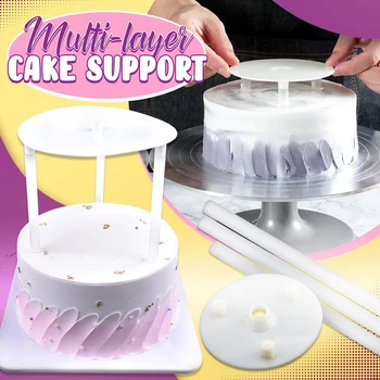 Multi-Layer Cake Toetuse Määra Ring Magustoit Riiul Kook Tihend Kook Tugiraam Kook Seisab, Küpsetamine, Tööriistad Vaiade Sulgudes Dropshi