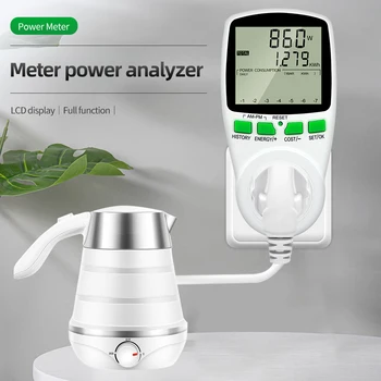 Digitaalse Energia Arvesti Kwh AC Power Meter Wattmeter Võimsus Elektrienergia ELI prantsuse US UK AU Mõõte-Outlet Power Analyzer