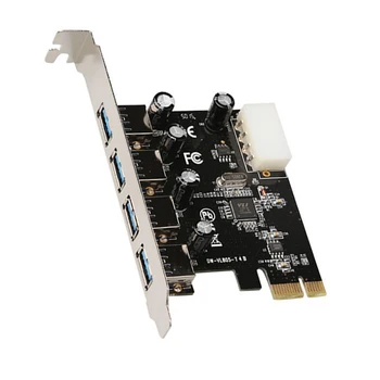 USB 3.0 laienduskaardi 4pin Powered PCI-E USB Adapter Pardal 4 Porti Arvuti Kaevandamine Tarvik