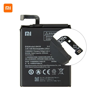 Xiao mi Orginaal BM39 3350mAh Aku Xiaomi 6 Mi 6 Mi6 BM39 Kõrge Kvaliteediga Telefoni Varu Patareid