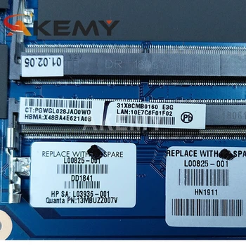 HP ProBook 450 G5 Sülearvuti Emaplaadi Koos SR3LC i7-8550u 930MX 2GB L00825-601 L00825-001 DA0X8CMB6E0 Testitud Kiire Laev