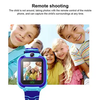 Q12B Laste Smart Watch Android Paigalda Kaart 2G Veekindel Remote Positsioneerimine GPS Lokaator Kaamera Kõne Anti-kadunud Smart Wristba